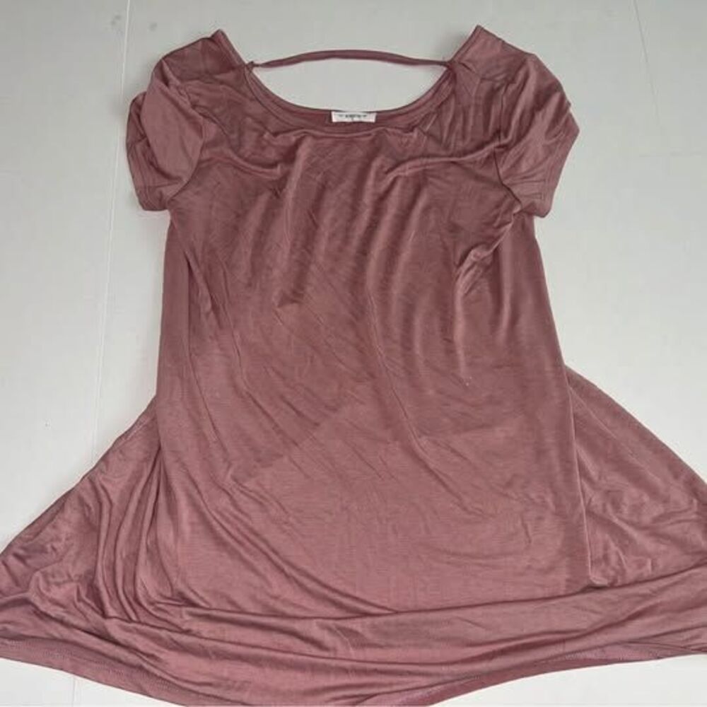 Womens BD Collection Mauve Tunic Top Size Large